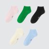 Femme BZB Collants & Chaussettes | Lot De 5 Paires De Socquettes Lurex Vert