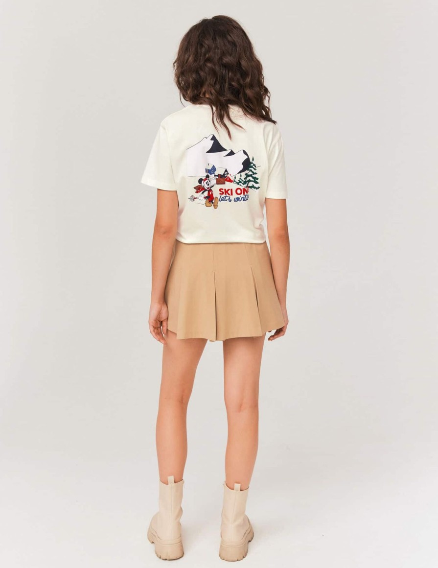 Femme BZB Tee-Shirt & Polo | T-Shirt Licence Mickey Blanc