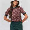 Femme BZB Tee-Shirt & Polo | T-Shirt Jacquard Geometrique Multicolore