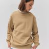 Homme BZB Sweat | Sweat Col Rond Basique Beige