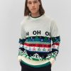 Homme BZB Pull | Pull Noel Blanc