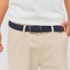 Homme BZB Ceinture | Ceinture Tressee Elastique Bleu Fonce