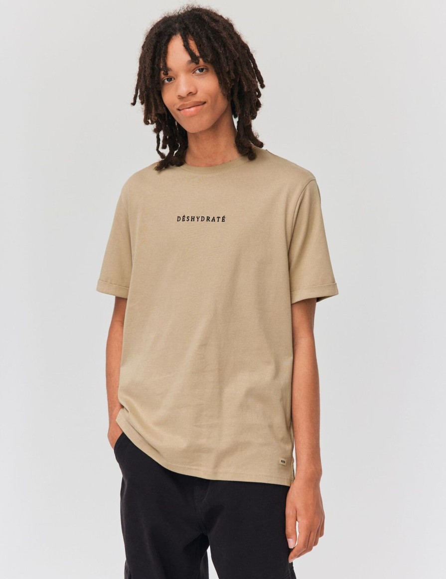 Homme BZB Tee-Shirt | T-Shirt Brode Beige