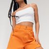 Femme BZB Short | Short Jean Couleur Orange