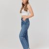 Femme BZB Jeans | Jean Boyfriend Taille Standard Bleu Moyen